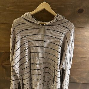 Billabong Striped Hooded Sweater